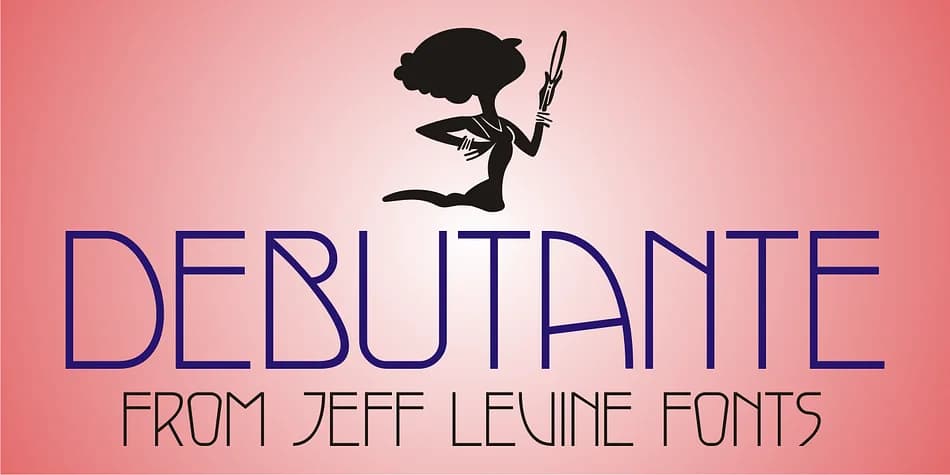 DEBUTANTE JNL by Jeff Levine Fonts — Decorative Font
