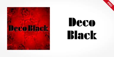 Deco Black by SoftMaker — Decorative Font — thumbnail 1