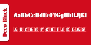 Deco Black by SoftMaker — Decorative Font — thumbnail 3
