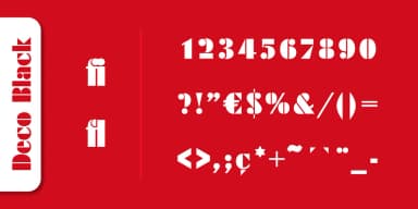 Deco Black by SoftMaker — Decorative Font — thumbnail 4