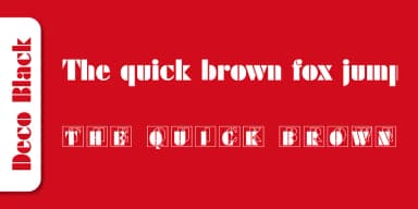 Deco Black by SoftMaker — Decorative Font — thumbnail 5