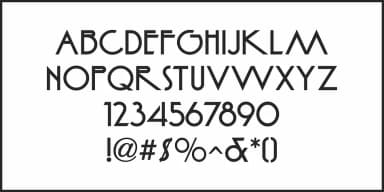 DECO DIVA JNL by Jeff Levine Fonts — Decorative Font — thumbnail 3