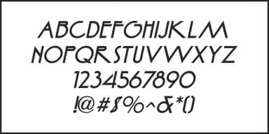 DECO DIVA JNL by Jeff Levine Fonts — Decorative Font — thumbnail 5