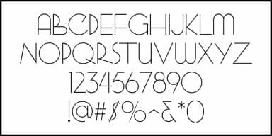 DECO FASHION by Jeff Levine Fonts — Decorative Font — thumbnail 3