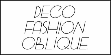 DECO FASHION by Jeff Levine Fonts — Decorative Font — thumbnail 4