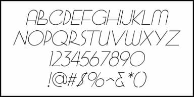 DECO FASHION by Jeff Levine Fonts — Decorative Font — thumbnail 5