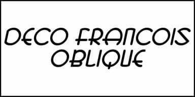 DECO FRANCOIS JNL by Jeff Levine Fonts — Decorative Font — thumbnail 4