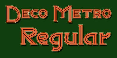 Deco Metro by Greater Albion Typefounders — Decorative Font — thumbnail 3
