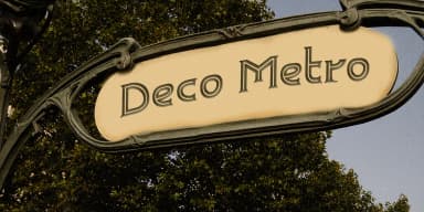 Deco Metro by Greater Albion Typefounders — Decorative Font — thumbnail 5
