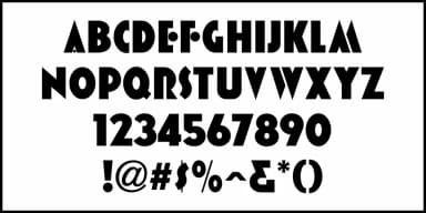 DECO POWER JNL by Jeff Levine Fonts — Decorative Font — thumbnail 3