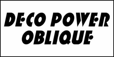 DECO POWER JNL by Jeff Levine Fonts — Decorative Font — thumbnail 4