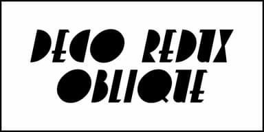 DECO REDUX JNL by Jeff Levine Fonts — Decorative Font — thumbnail 4
