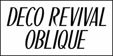 DECO REVIVAL JNL by Jeff Levine Fonts — Decorative Font — thumbnail 4