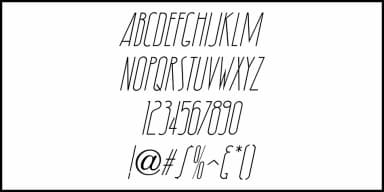 DECO SIGNAGE JNL by Jeff Levine Fonts — Decorative Font — thumbnail 5