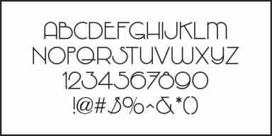 DECO SKETCH JNL by Jeff Levine Fonts — Decorative Font — thumbnail 3
