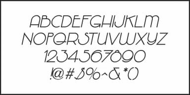 DECO SKETCH JNL by Jeff Levine Fonts — Decorative Font — thumbnail 5