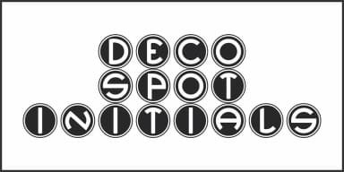 DECO SPOT INITIALS JNL by Jeff Levine Fonts — Decorative Font — thumbnail 2