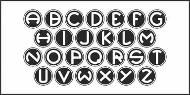 DECO SPOT INITIALS JNL by Jeff Levine Fonts — Decorative Font — thumbnail 3