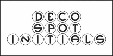 DECO SPOT INITIALS JNL by Jeff Levine Fonts — Decorative Font — thumbnail 4