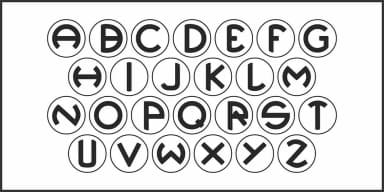 DECO SPOT INITIALS JNL by Jeff Levine Fonts — Decorative Font — thumbnail 5