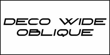 DECO WIDE JNL by Jeff Levine Fonts — Decorative Font — thumbnail 4