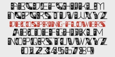 DecoSpring by Ingrimayne Type — Decorative Font — thumbnail 6