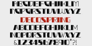 DecoSpring by Ingrimayne Type — Decorative Font — thumbnail 7
