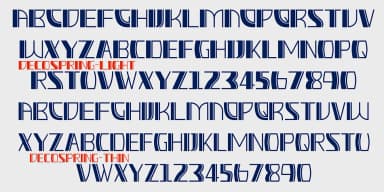 DecoSpring by Ingrimayne Type — Decorative Font — thumbnail 8
