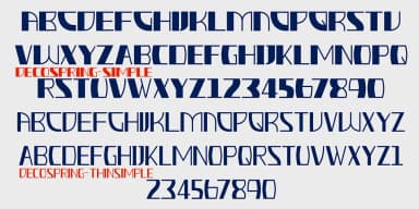 DecoSpring by Ingrimayne Type — Decorative Font — thumbnail 9