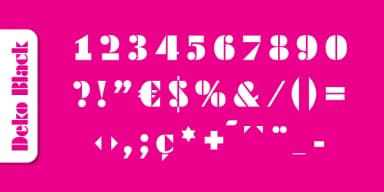 Deko Black Serial by SoftMaker — Decorative Font — thumbnail 4