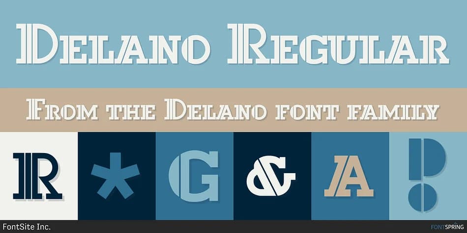 Delano by FontSite Inc. — Decorative Font