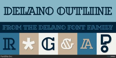 Delano by FontSite Inc. — Decorative Font — thumbnail 2