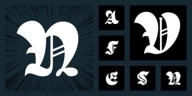 Deluta Black by Dharma Type — Blackletter Font — thumbnail 3