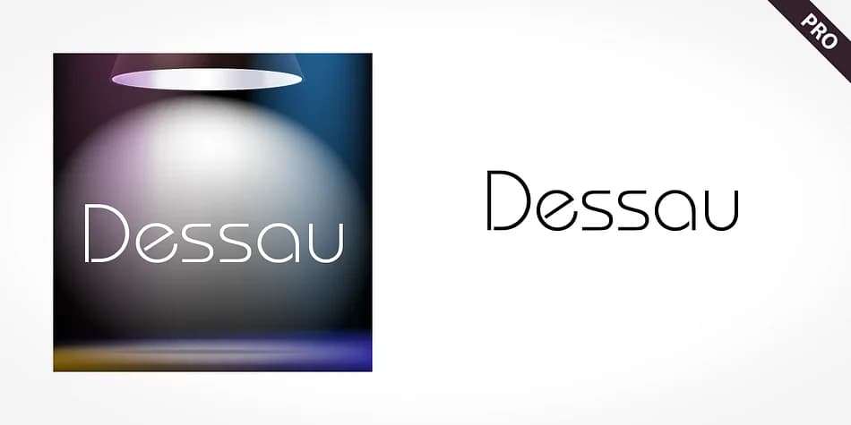 Dessau Pro by SoftMaker — Decorative Font — preview 1