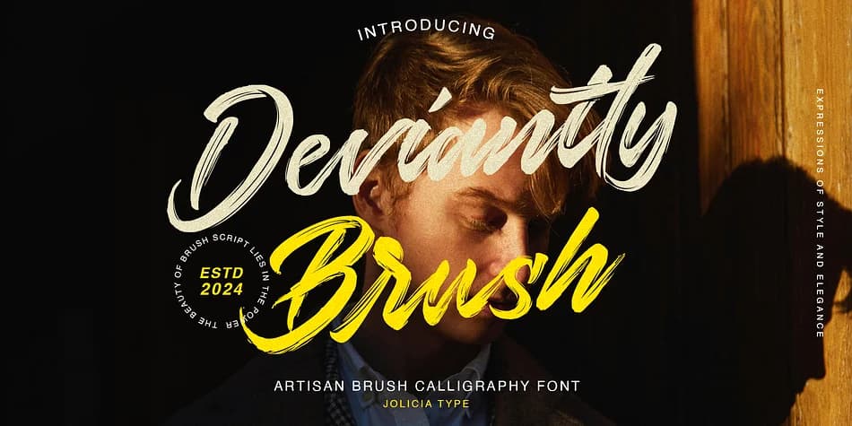 Deviantly Brush by Jolicia Type — Script Handwritten Font