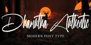 Dhamutha Authentic by Ayska — Script Handwritten Font — thumbnail 1
