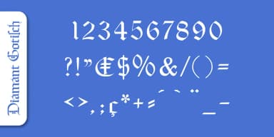 Diamant Gotisch Pro by SoftMaker — Blackletter Font — thumbnail 3