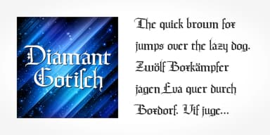Diamant Gotisch Pro by SoftMaker — Blackletter Font — thumbnail 4