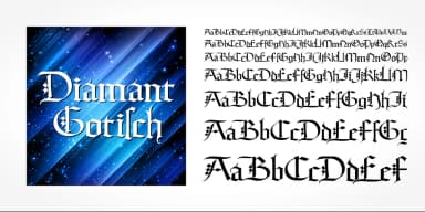 Diamant Gotisch Pro by SoftMaker — Blackletter Font — thumbnail 5