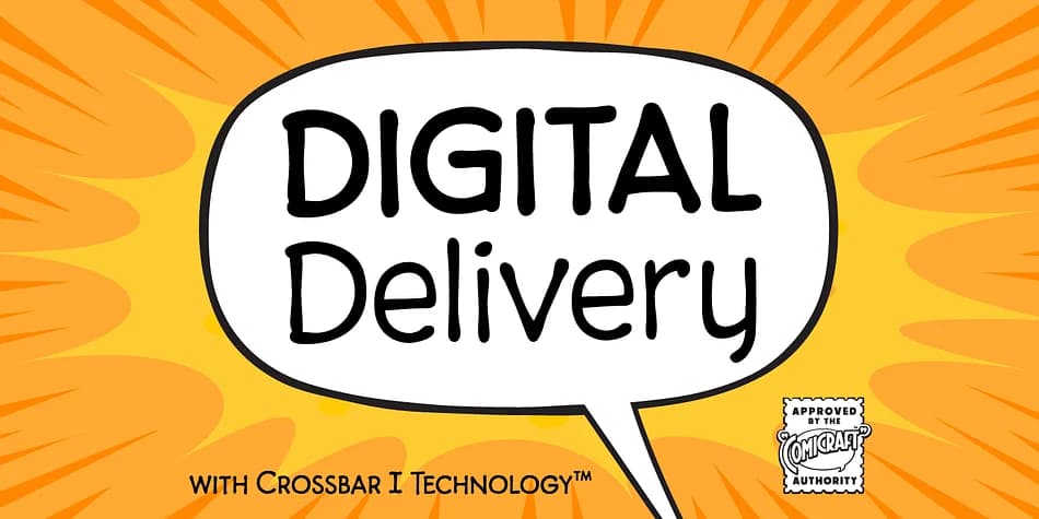 Digital Delivery by Comicraft — Decorative Font
