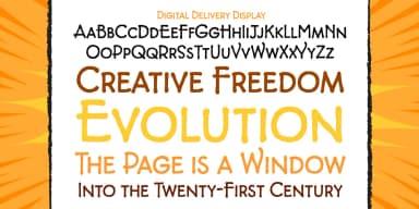 Digital Delivery by Comicraft — Decorative Font — thumbnail 3