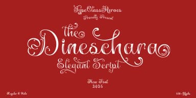 Dineschara by TypeClassHeroes — Decorative Font — thumbnail 1