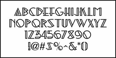 DINING MENU JNL by Jeff Levine Fonts — Decorative Font — thumbnail 3