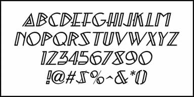 DINING MENU JNL by Jeff Levine Fonts — Decorative Font — thumbnail 5