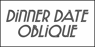Dinner Date JNL by Jeff Levine Fonts — Decorative Font — thumbnail 5