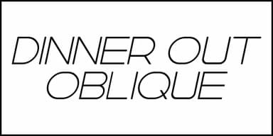 DINNER OUT JNL by Jeff Levine Fonts — Decorative Font — thumbnail 4