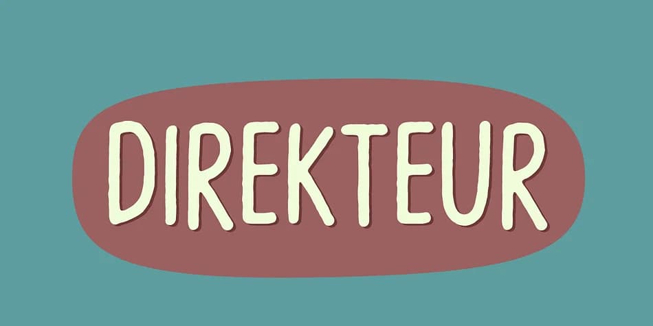 DIREKTEUR by Bogstav — Decorative Font