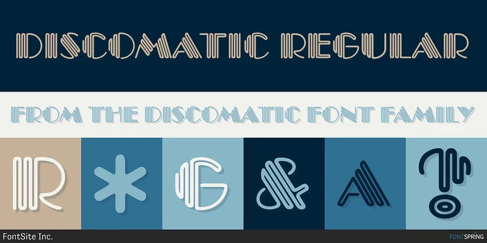 DISCOMATIC by FontSite Inc. — Decorative Font
