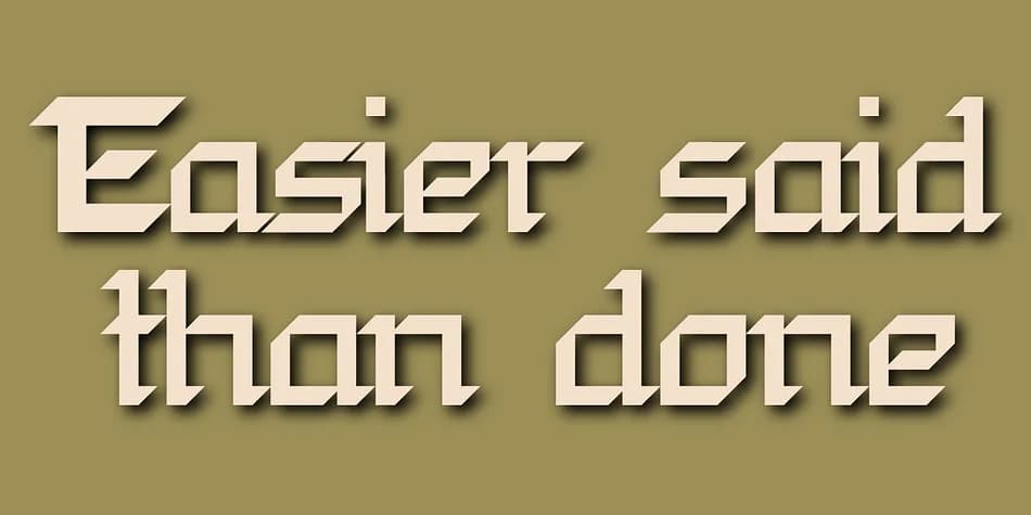 Display Chamfer by Gerald Gallo Fonts — Display Font