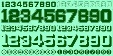 Display Digits by Gerald Gallo Fonts — Dingbats Font — thumbnail 2